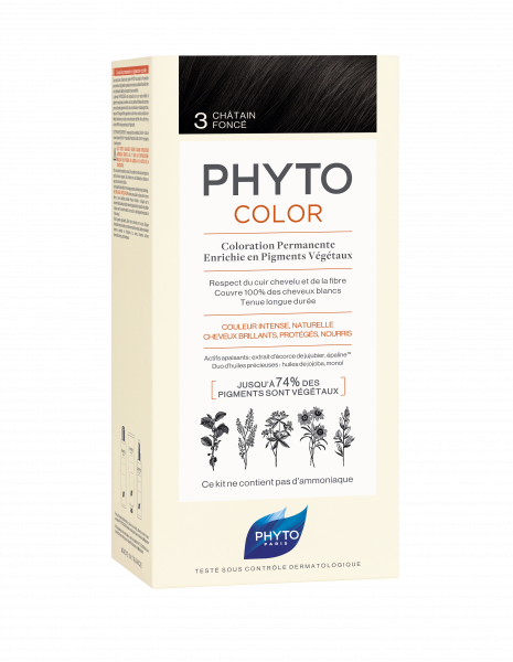 PHYTOCOLOR 3 Dunkelbraun 2x50 ML