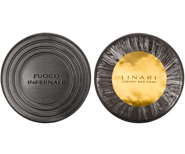 LINARI SEIFENSTÜCK FUOCO INFERNALE schwarz 100g