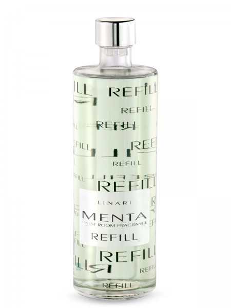 LINARI DIFFUSOR-REFILL MENTA mit schwarzen Stäbchen 500ml