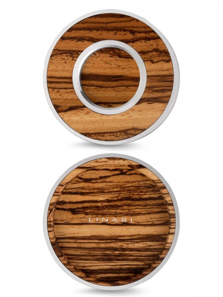 LINARI ZEBRANO runde Wendebase D=8cm